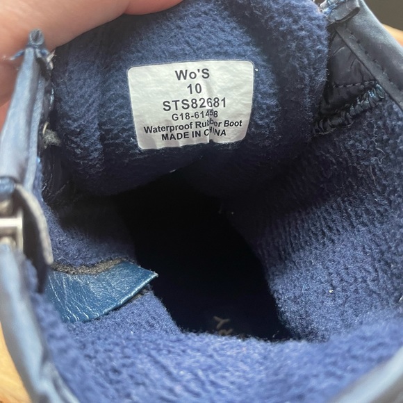 Sperry Duck Boots Blue size 10 - Picture 4 of 7